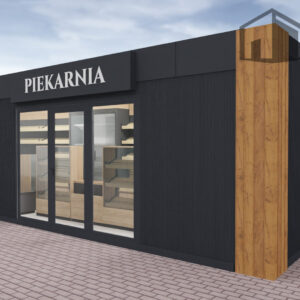 Pawilon handlowy 7×3 | Piekarnia / H-P-7x3